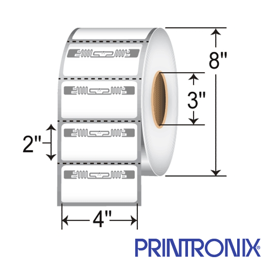 Printronix Media 110 Smart Labels (4 x 2)