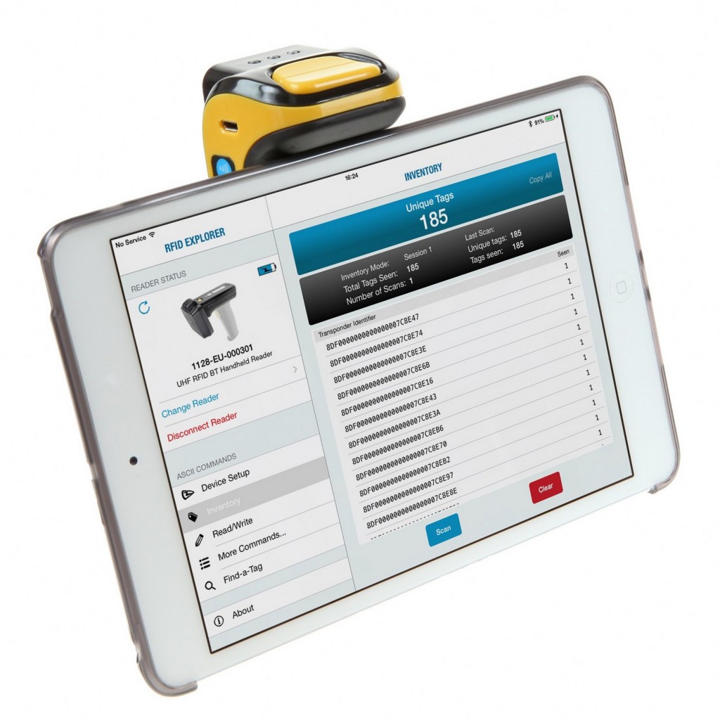 TSL 1153 Bluetooth Wearable UHF RFID Reader Shop RFID at Gateway RFID Store